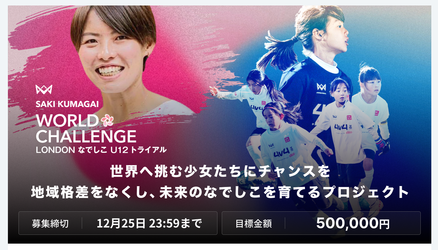 「環境や場所に左右されない、公平な挑戦の道筋を。」地方からの参加者を支援するクラウドファンディングを開始しました！